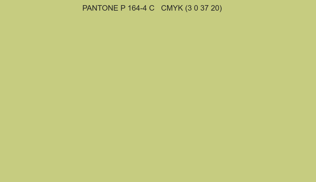 Color PANTONE P 164-4 C to CMYK (3 0 37 20) converter Color PANTONE P 164-4 C to CMYK (3 0 37 20) converter
