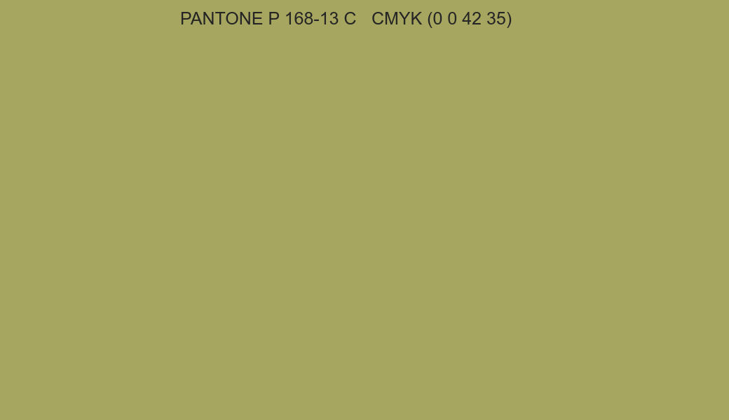 Color PANTONE P 168-13 C to CMYK (0 0 42 35) converter Color PANTONE P 168-13 C to CMYK (0 0 42 35) converter