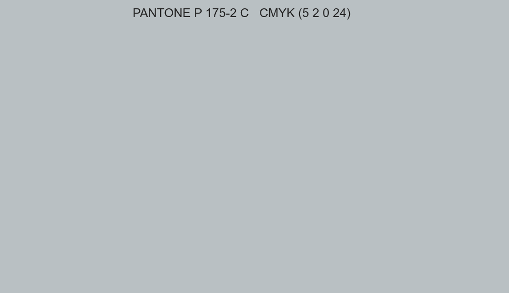Color PANTONE P 175-2 C to CMYK (5 2 0 24) converter Color PANTONE P 175-2 C to CMYK (5 2 0 24) converter