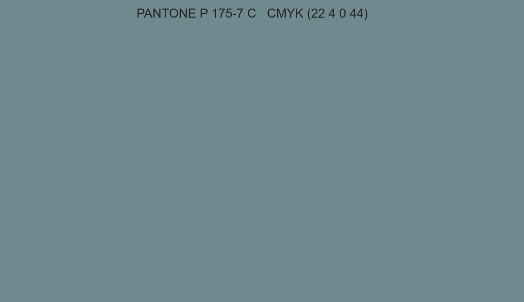 Color PANTONE P 175-7 C to CMYK (22 4 0 44) converter Color PANTONE P 175-7 C to CMYK (22 4 0 44) converter