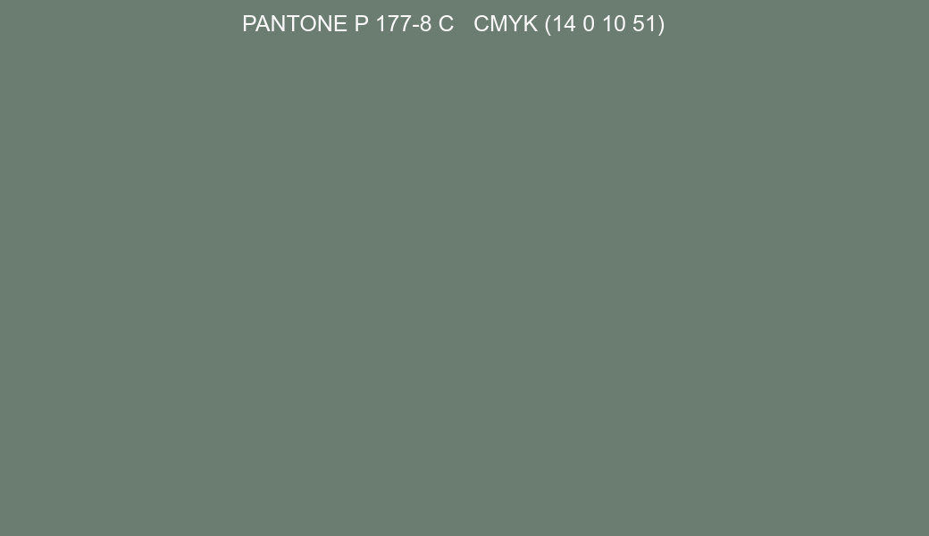 Color PANTONE P 177-8 C to CMYK (14 0 10 51) converter Color PANTONE P 177-8 C to CMYK (14 0 10 51) converter