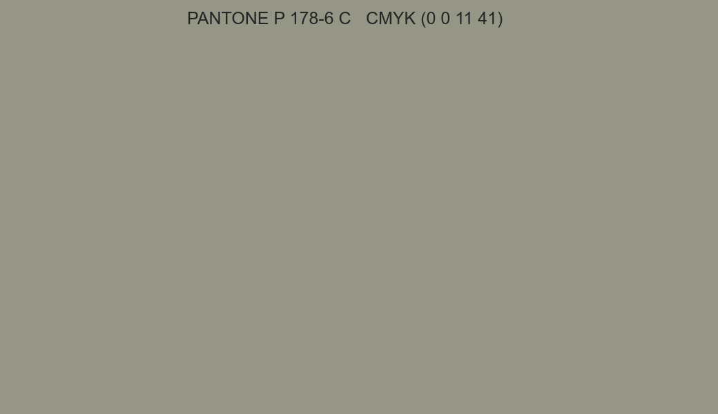 Color PANTONE P 178-6 C to CMYK (0 0 11 41) converter Color PANTONE P 178-6 C to CMYK (0 0 11 41) converter