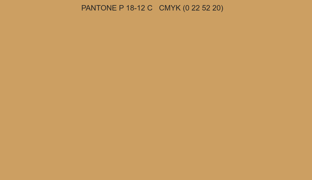 Color PANTONE P 18-12 C to CMYK (0 22 52 20) converter Color PANTONE P 18-12 C to CMYK (0 22 52 20) converter