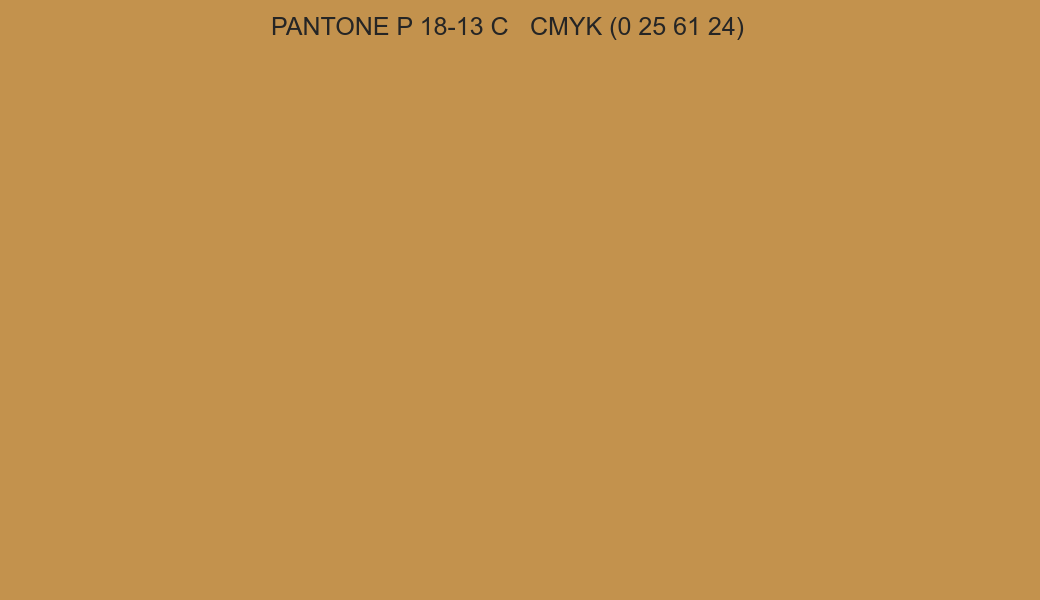 Color PANTONE P 18-13 C to CMYK (0 25 61 24) converter Color PANTONE P 18-13 C to CMYK (0 25 61 24) converter