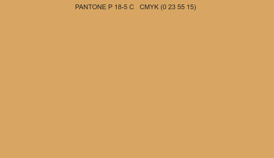 Color PANTONE P 18-5 C to CMYK (0 23 55 15) converter Color PANTONE P 18-5 C to CMYK (0 23 55 15) converter