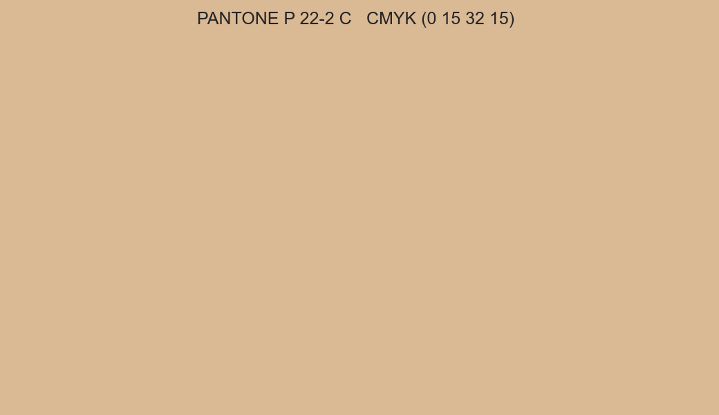 Color PANTONE P 22-2 C to CMYK (0 15 32 15) converter Color PANTONE P 22-2 C to CMYK (0 15 32 15) converter