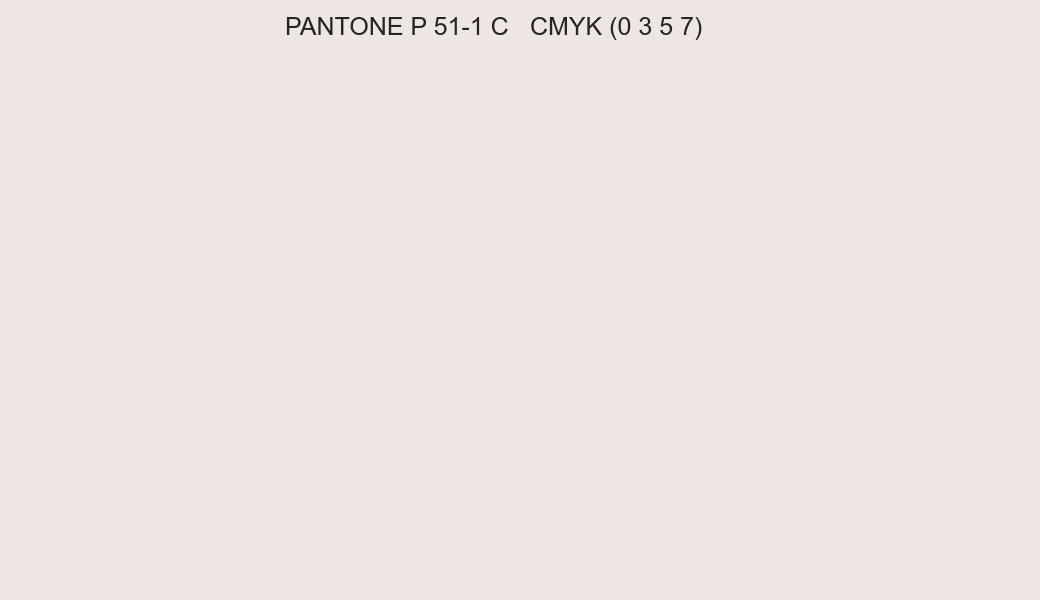 Color PANTONE P 51-1 C to CMYK (0 3 5 7) converter Color PANTONE P 51-1 C to CMYK (0 3 5 7) converter