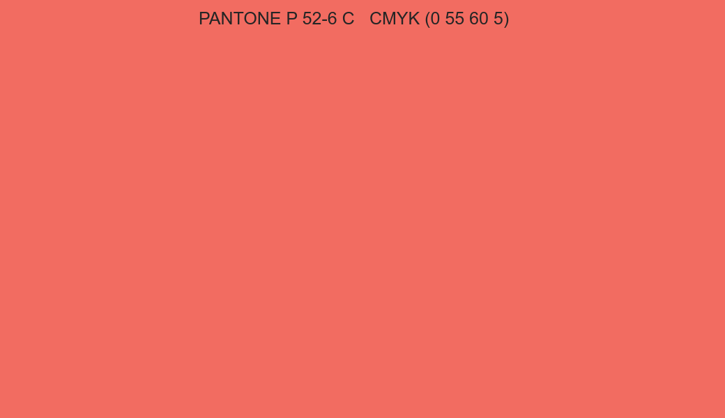 Color PANTONE P 52-6 C to CMYK (0 55 60 5) converter Color PANTONE P 52-6 C to CMYK (0 55 60 5) converter