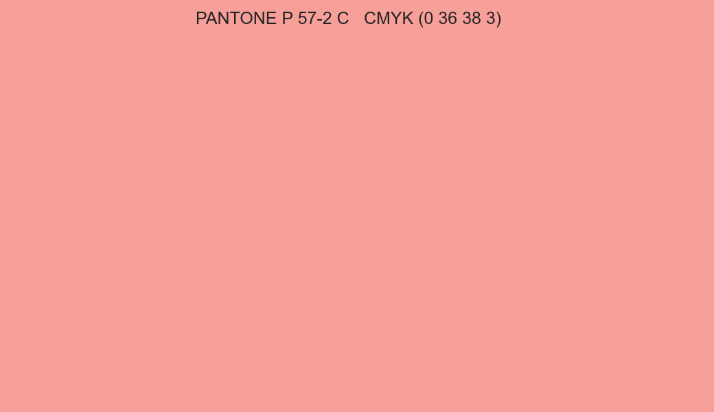 Color PANTONE P 57-2 C to CMYK (0 36 38 3) converter Color PANTONE P 57-2 C to CMYK (0 36 38 3) converter