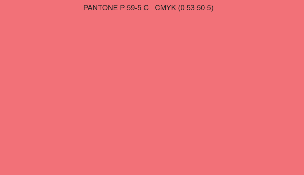 Color PANTONE P 59-5 C to CMYK (0 53 50 5) converter Color PANTONE P 59-5 C to CMYK (0 53 50 5) converter