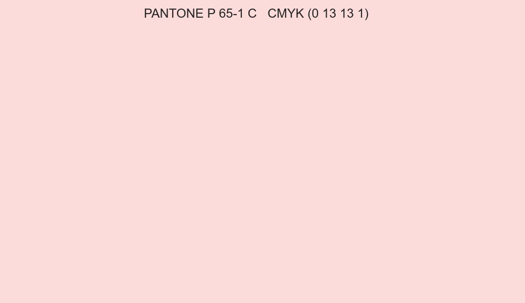 Color PANTONE P 65-1 C to CMYK (0 13 13 1) converter Color PANTONE P 65-1 C to CMYK (0 13 13 1) converter