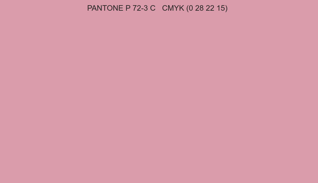 Color PANTONE P 72-3 C to CMYK (0 28 22 15) converter Color PANTONE P 72-3 C to CMYK (0 28 22 15) converter