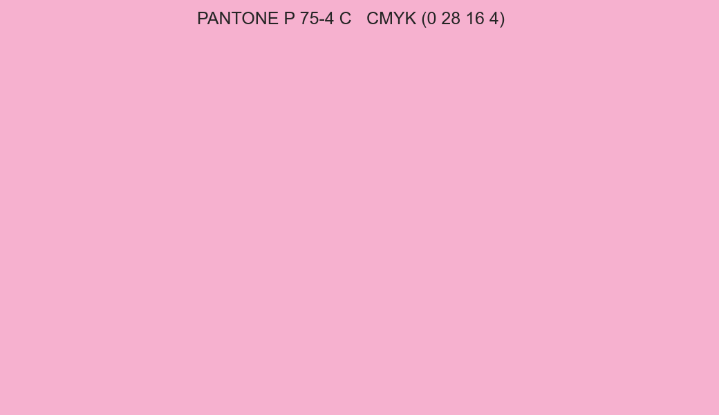 Color PANTONE P 75-4 C to CMYK (0 28 16 4) converter Color PANTONE P 75-4 C to CMYK (0 28 16 4) converter
