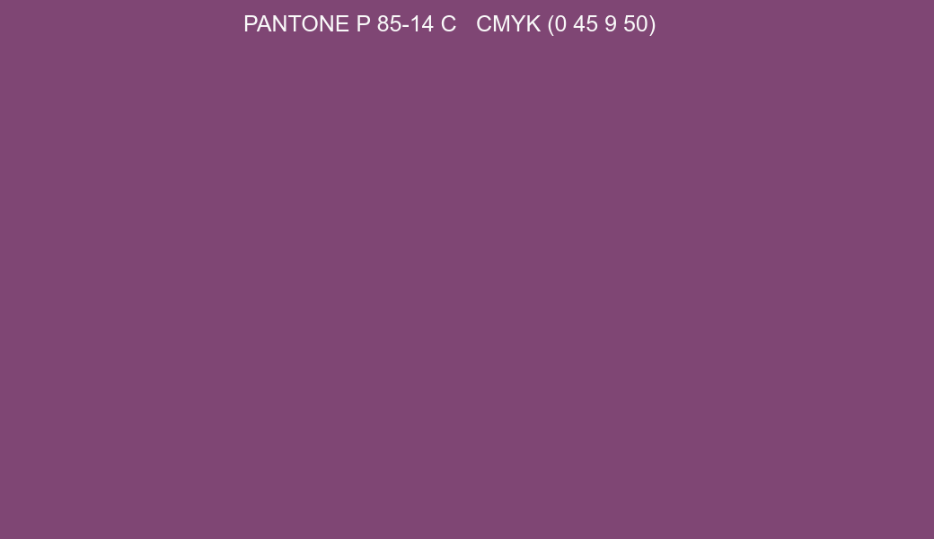 Color PANTONE P 85-14 C to CMYK (0 45 9 50) converter Color PANTONE P 85-14 C to CMYK (0 45 9 50) converter