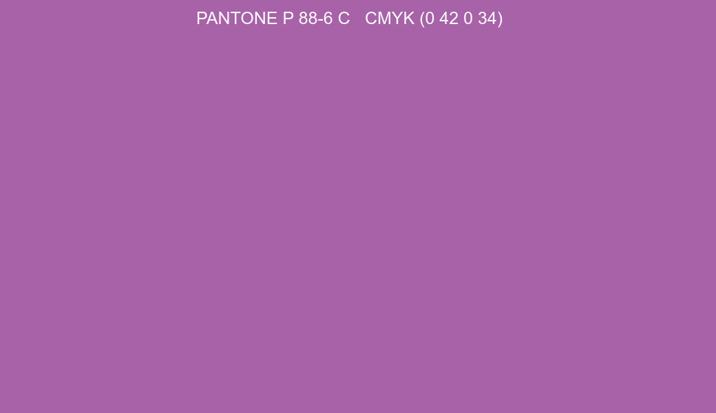 Color PANTONE P 88-6 C to CMYK (0 42 0 34) converter Color PANTONE P 88-6 C to CMYK (0 42 0 34) converter