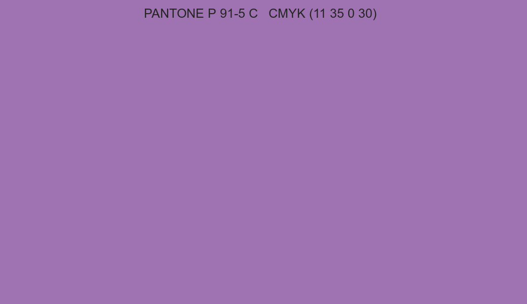 Color PANTONE P 91-5 C to CMYK (11 35 0 30) converter Color PANTONE P 91-5 C to CMYK (11 35 0 30) converter