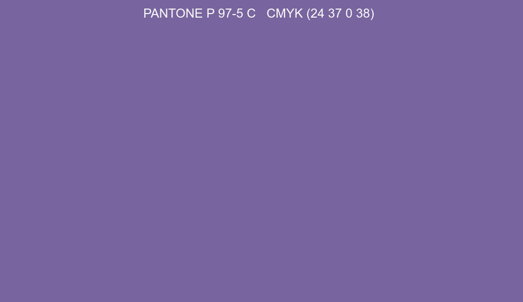Color PANTONE P 97-5 C to CMYK (24 37 0 38) converter Color PANTONE P 97-5 C to CMYK (24 37 0 38) converter