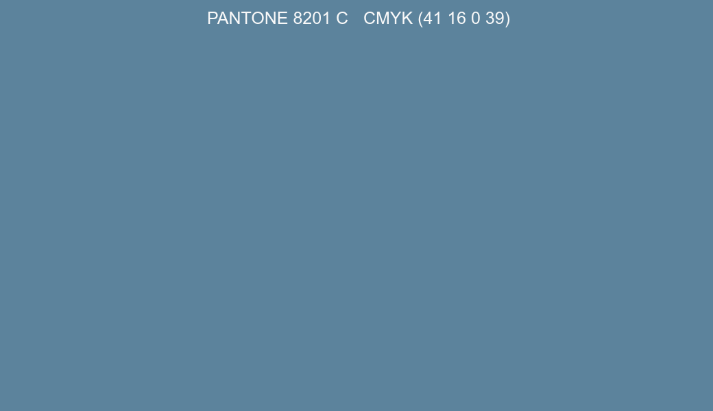 Color PANTONE 8201 C to CMYK (41 16 0 39) converter Color PANTONE 8201 C to CMYK (41 16 0 39) converter