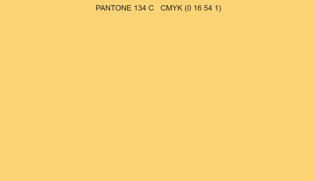 Color PANTONE 134 C to CMYK (0 16 54 1) converter Color PANTONE 134 C to CMYK (0 16 54 1) converter