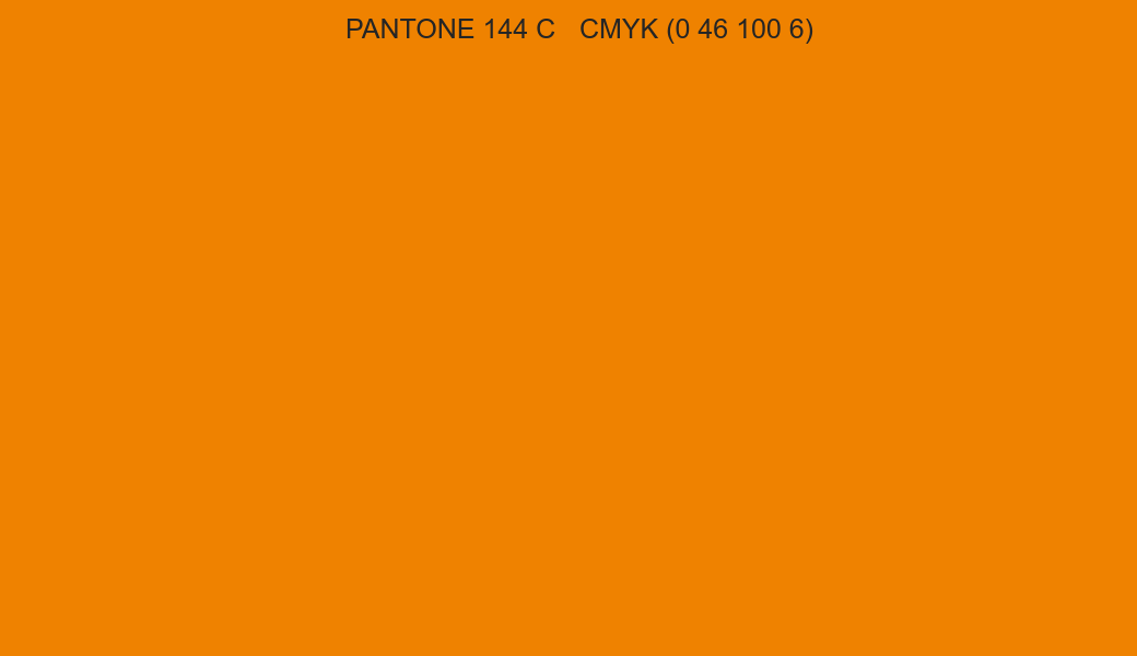Color PANTONE 144 C to CMYK (0 46 100 6) converter Color PANTONE 144 C to CMYK (0 46 100 6) converter