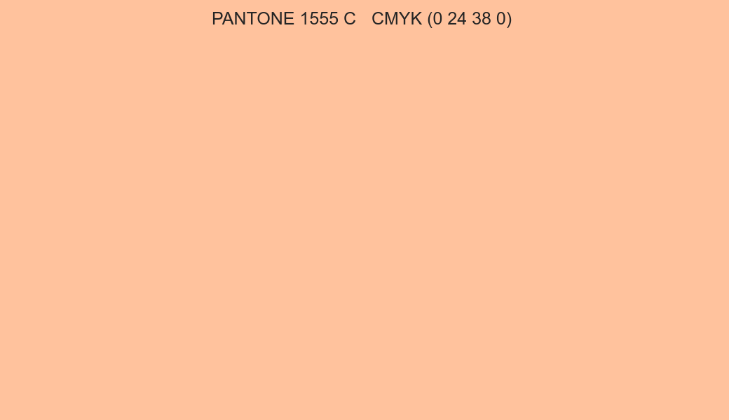 Color PANTONE 1555 C to CMYK (0 24 38 0) converter Color PANTONE 1555 C to CMYK (0 24 38 0) converter