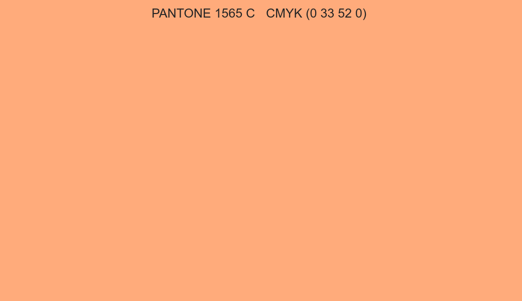 Color PANTONE 1565 C to CMYK (0 33 52 0) converter Color PANTONE 1565 C to CMYK (0 33 52 0) converter