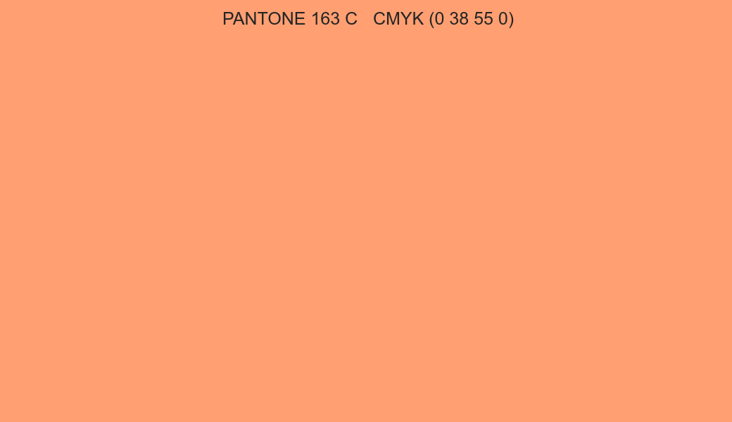 Color PANTONE 163 C to CMYK (0 38 55 0) converter Color PANTONE 163 C to CMYK (0 38 55 0) converter