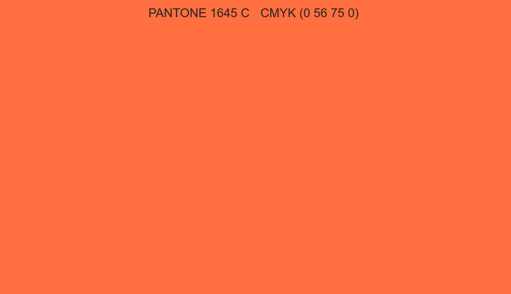 Color PANTONE 1645 C to CMYK (0 56 75 0) converter Color PANTONE 1645 C to CMYK (0 56 75 0) converter