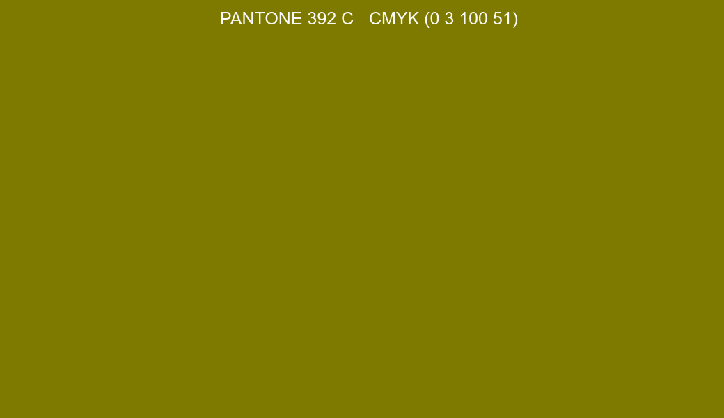 Color PANTONE 392 C to CMYK (0 3 100 51) converter Color PANTONE 392 C to CMYK (0 3 100 51) converter