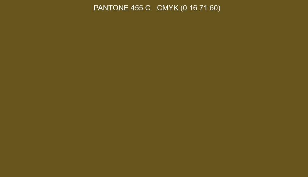 Color PANTONE 455 C to CMYK (0 16 71 60) converter Color PANTONE 455 C to CMYK (0 16 71 60) converter