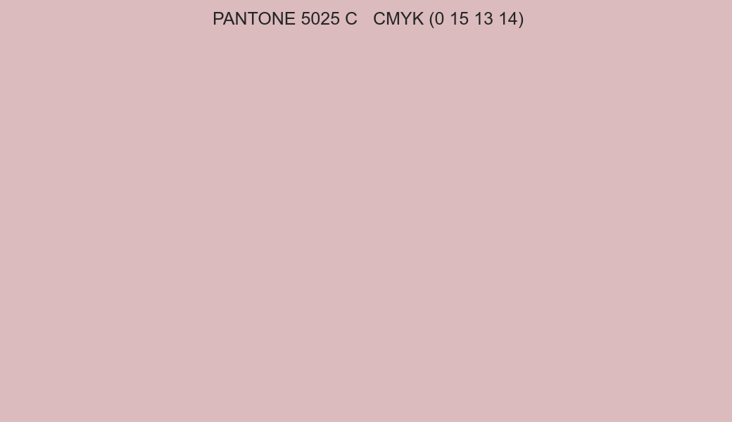 Color PANTONE 5025 C to CMYK (0 15 13 14) converter Color PANTONE 5025 C to CMYK (0 15 13 14) converter