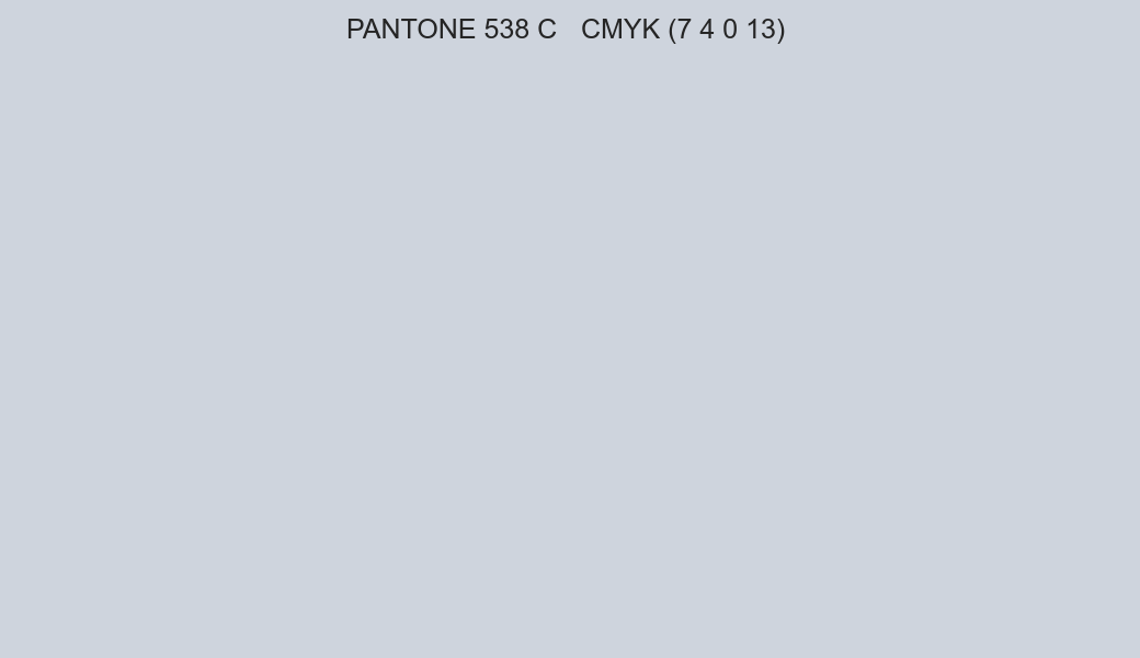 Color PANTONE 538 C to CMYK (7 4 0 13) converter Color PANTONE 538 C to CMYK (7 4 0 13) converter