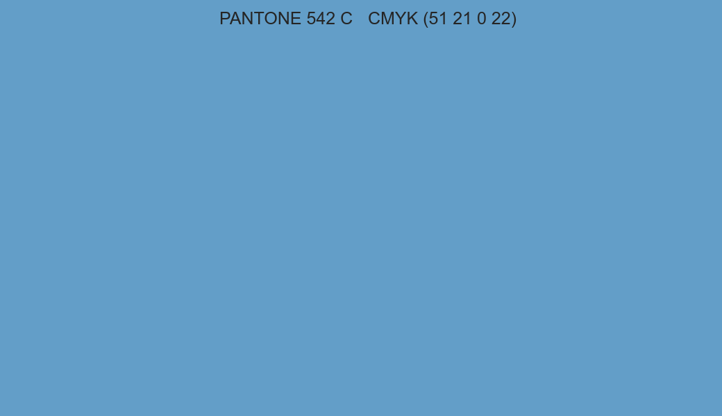 Color PANTONE 542 C to CMYK (51 21 0 22) converter Color PANTONE 542 C to CMYK (51 21 0 22) converter