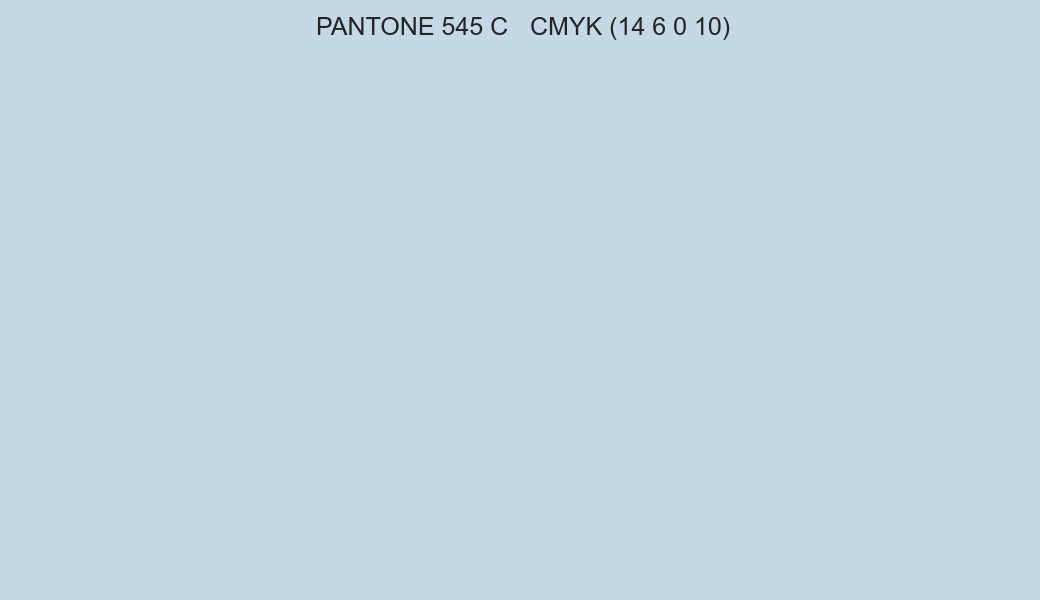 Color PANTONE 545 C to CMYK (14 6 0 10) converter Color PANTONE 545 C to CMYK (14 6 0 10) converter
