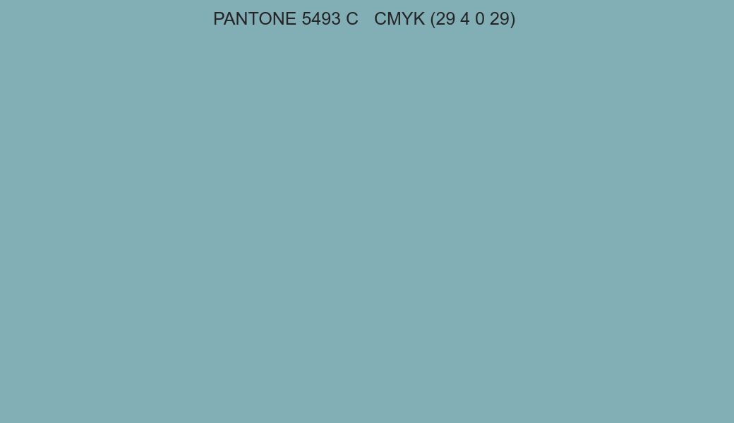 Color PANTONE 5493 C to CMYK (29 4 0 29) converter Color PANTONE 5493 C to CMYK (29 4 0 29) converter
