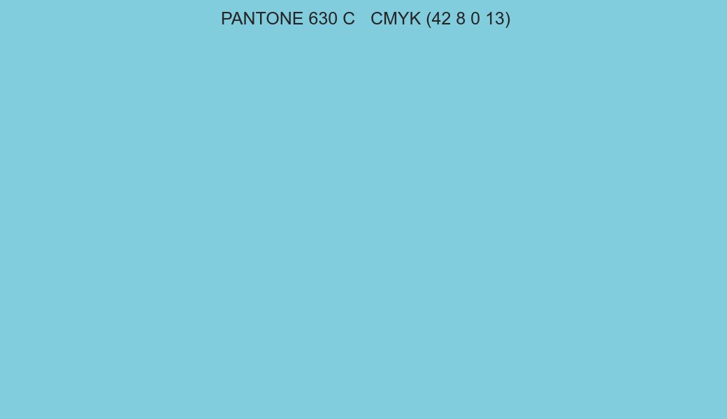 Color PANTONE 630 C to CMYK (42 8 0 13) converter Color PANTONE 630 C to CMYK (42 8 0 13) converter