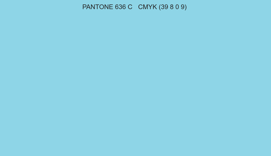 Color PANTONE 636 C to CMYK (39 8 0 9) converter Color PANTONE 636 C to CMYK (39 8 0 9) converter