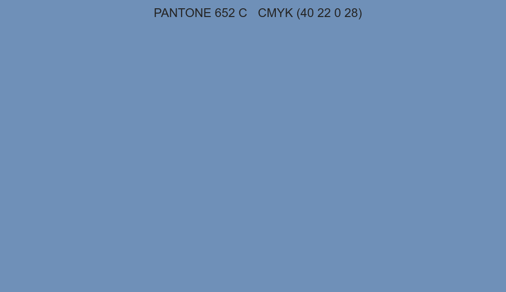 Color PANTONE 652 C to CMYK (40 22 0 28) converter Color PANTONE 652 C to CMYK (40 22 0 28) converter