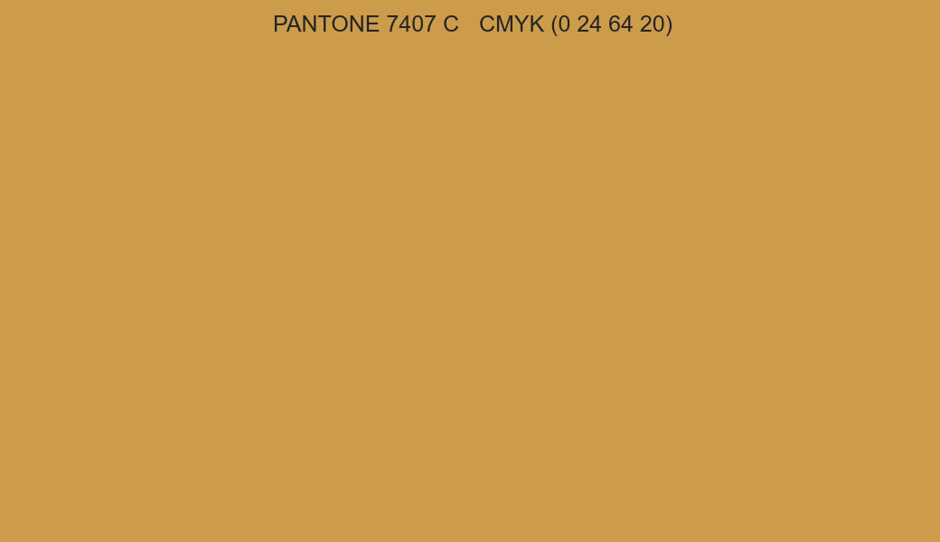 Color PANTONE 7407 C to CMYK (0 24 64 20) converter Color PANTONE 7407 C to CMYK (0 24 64 20) converter