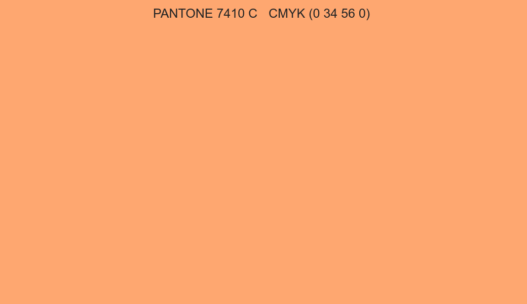 Color PANTONE 7410 C to CMYK (0 34 56 0) converter Color PANTONE 7410 C to CMYK (0 34 56 0) converter
