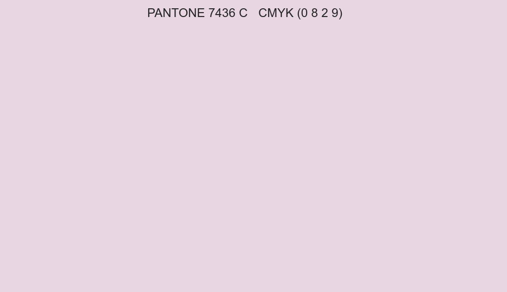 Color PANTONE 7436 C to CMYK (0 8 2 9) converter Color PANTONE 7436 C to CMYK (0 8 2 9) converter