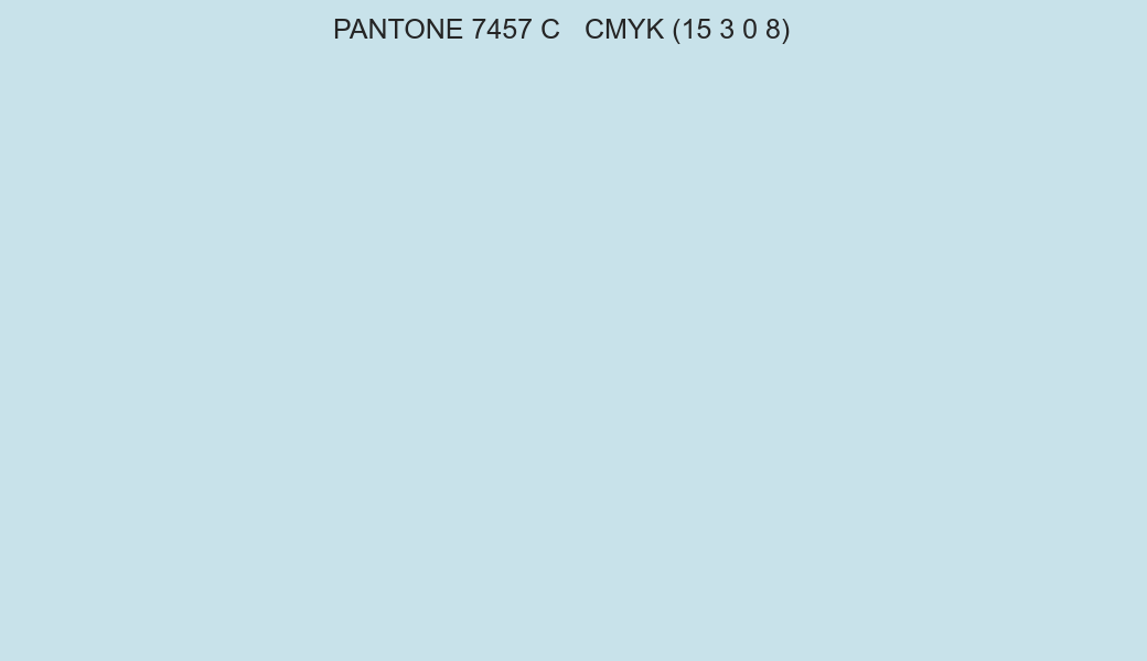 Color PANTONE 7457 C to CMYK (15 3 0 8) converter Color PANTONE 7457 C to CMYK (15 3 0 8) converter