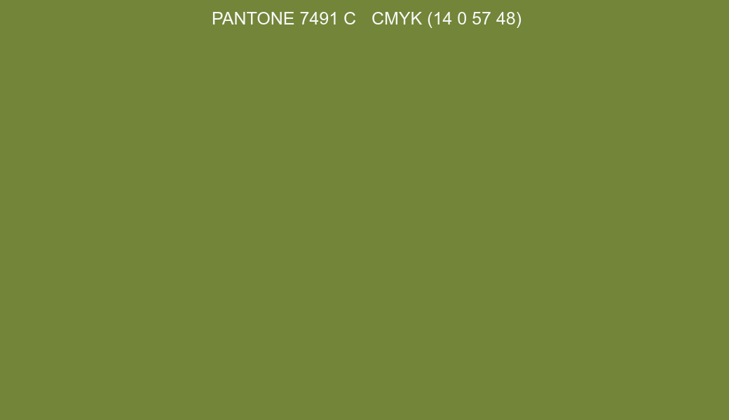 Color PANTONE 7491 C to CMYK (14 0 57 48) converter Color PANTONE 7491 C to CMYK (14 0 57 48) converter