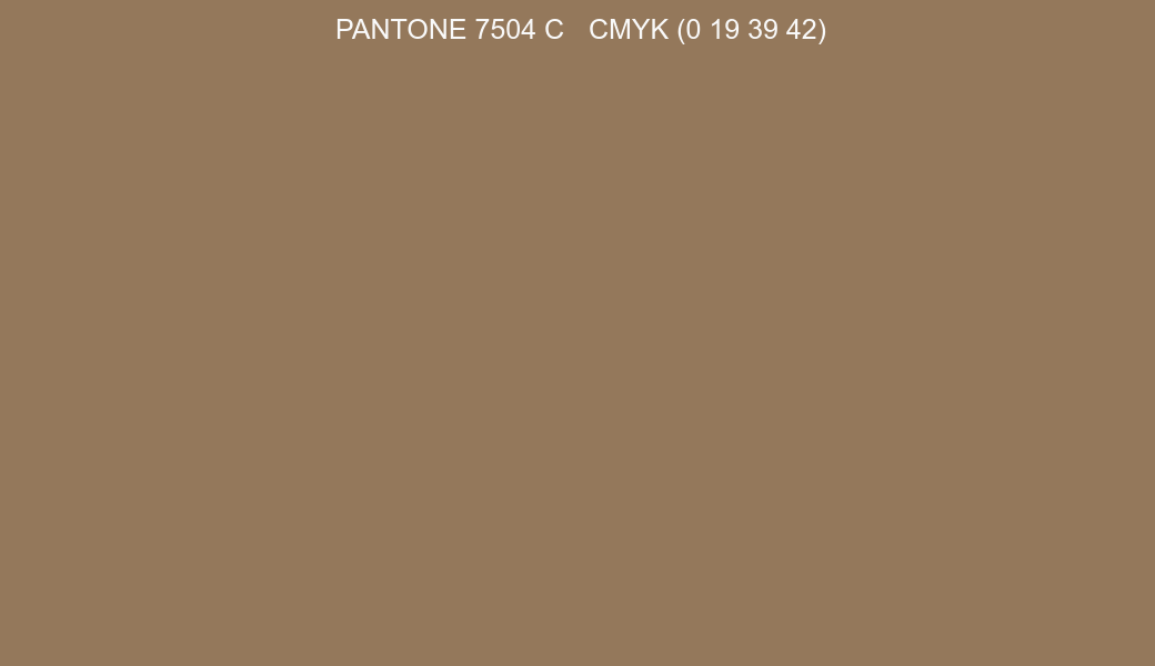 Color PANTONE 7504 C to CMYK (0 19 39 42) converter Color PANTONE 7504 C to CMYK (0 19 39 42) converter