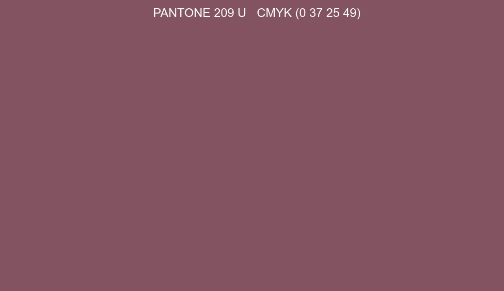 Color PANTONE 209 U to CMYK (0 37 25 49) converter Color PANTONE 209 U to CMYK (0 37 25 49) converter