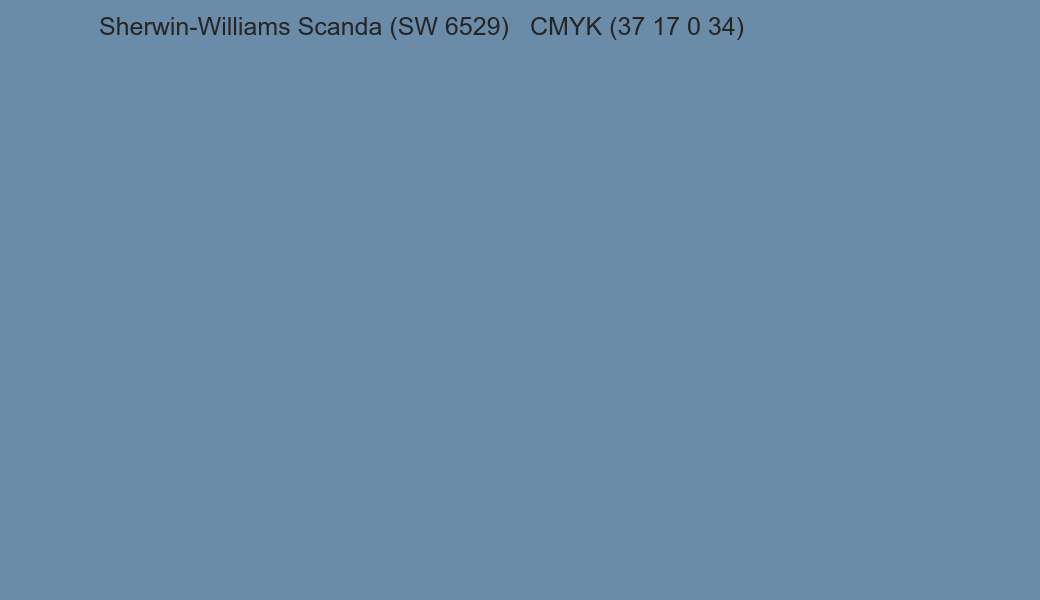 Color Sherwin-Williams Scanda (SW 6529) to CMYK (37 17 0 34) converter Color Sherwin-Williams Scanda (SW 6529) to CMYK (37 17 0 34) converter