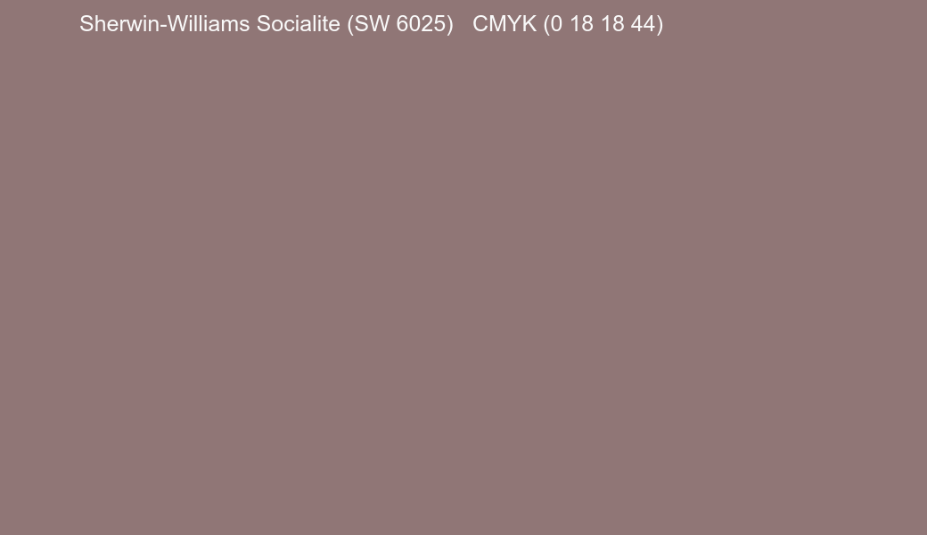 Color Sherwin-Williams Socialite (SW 6025) to CMYK (0 18 18 44) converter Color Sherwin-Williams Socialite (SW 6025) to CMYK (0 18 18 44) converter