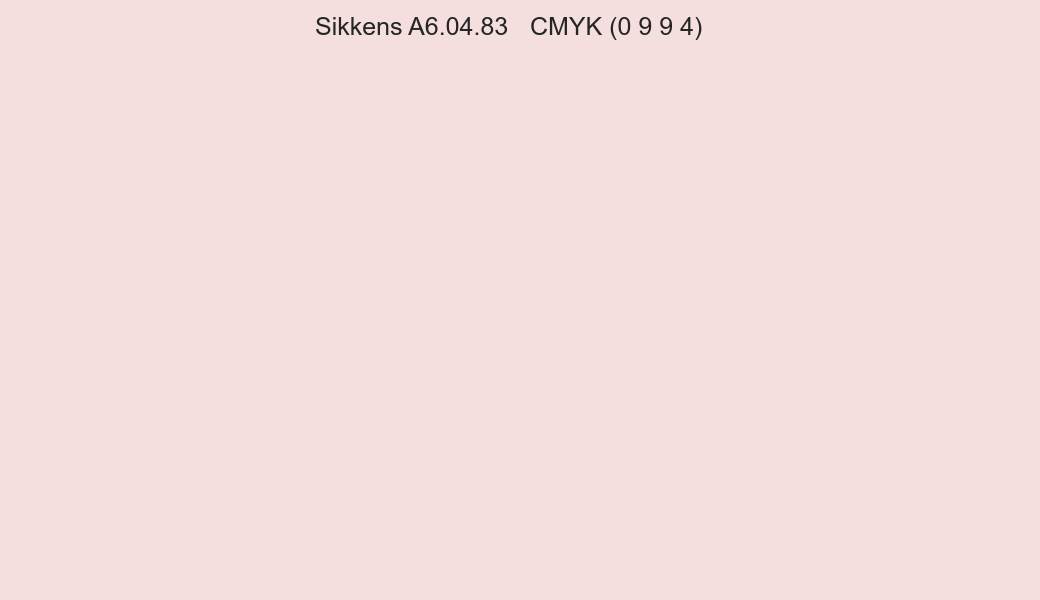 Color Sikkens A6.04.83 to CMYK (0 9 9 4) converter Color Sikkens A6.04.83 to CMYK (0 9 9 4) converter