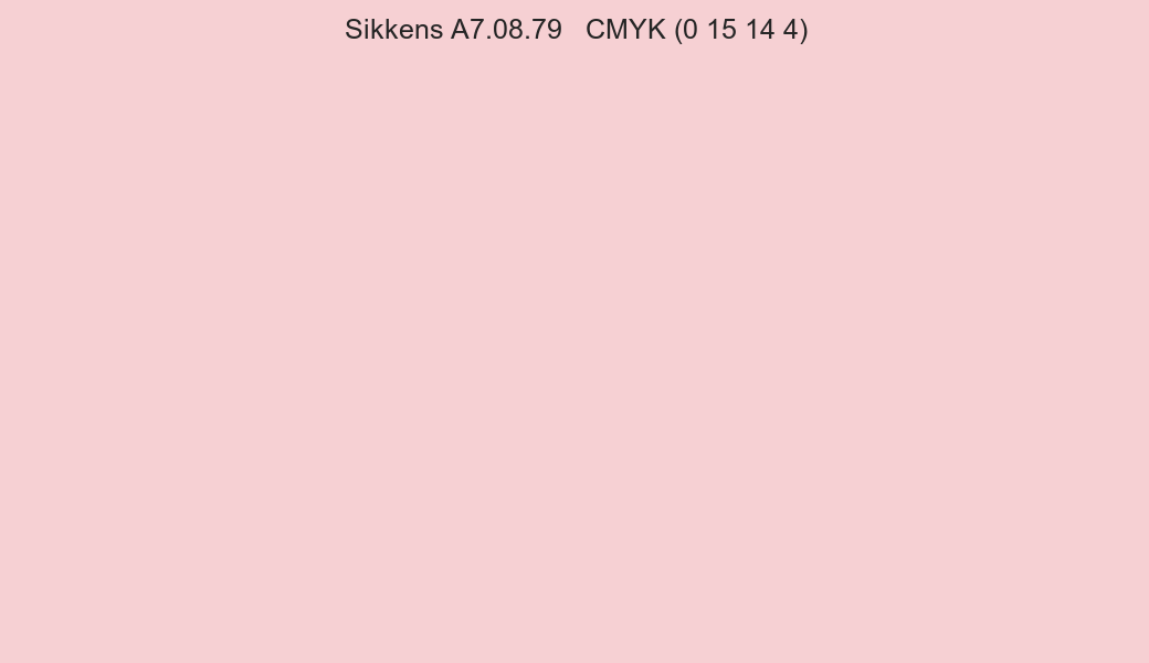 Color Sikkens A7.08.79 to CMYK (0 15 14 4) converter Color Sikkens A7.08.79 to CMYK (0 15 14 4) converter