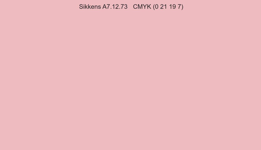 Color Sikkens A7.12.73 to CMYK (0 21 19 7) converter Color Sikkens A7.12.73 to CMYK (0 21 19 7) converter